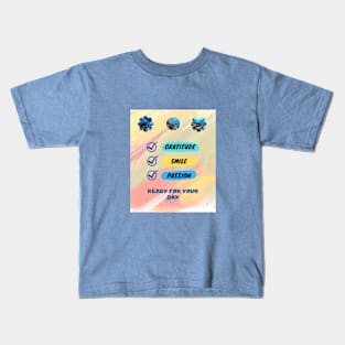 Mood Checklist Kids T-Shirt